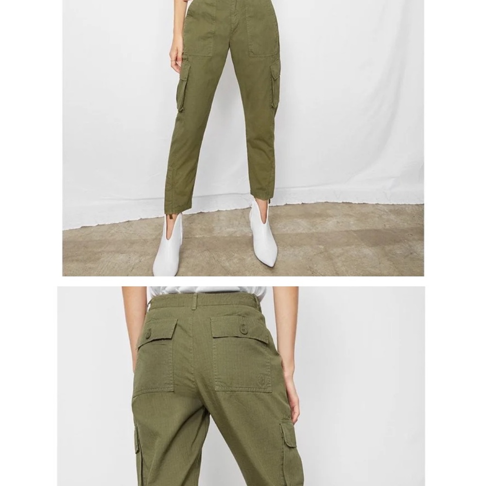 Anine Bing Olive Cargo Pants for Women